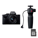 Panasonic ミラーレスカメラ LUMIX G100D Wキット DC-G100DW ブラック