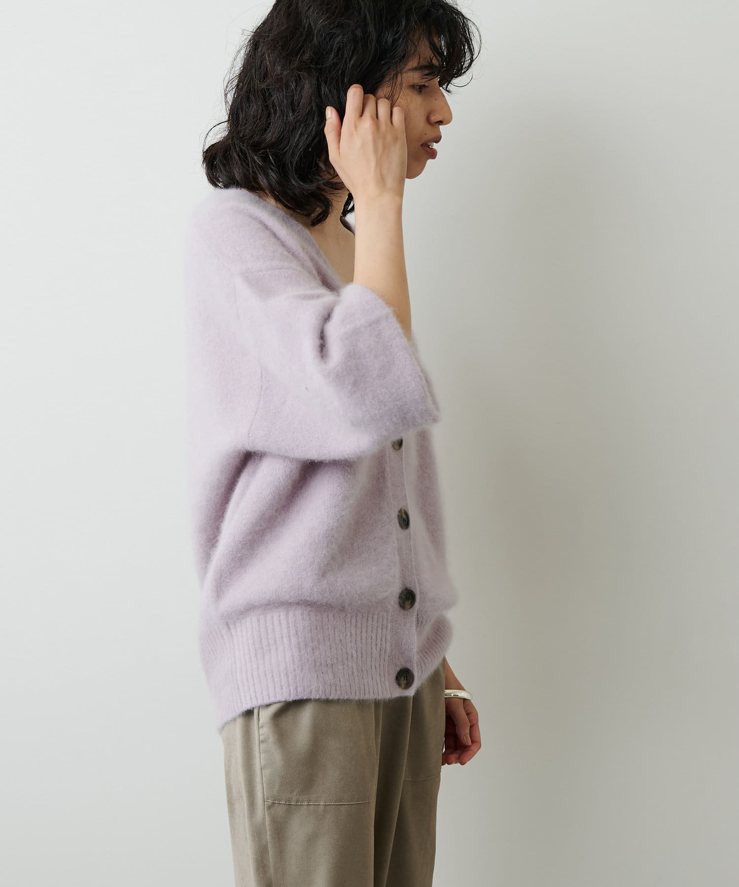 ファーニット2WAYカーディガン | Whim Gazette(ウィム ガゼット