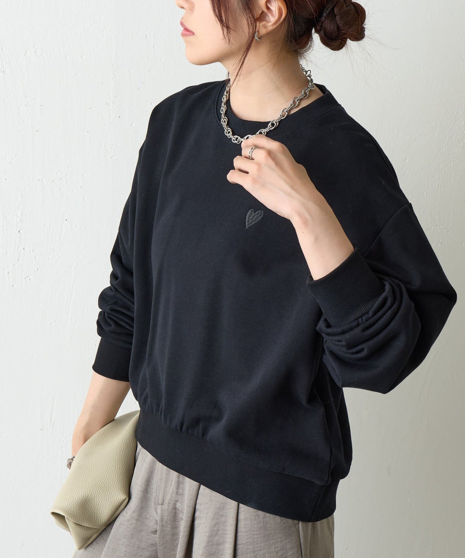 ハート刺繍スウェットプルオーバー | COLONY 2139(コロニー トゥーワン