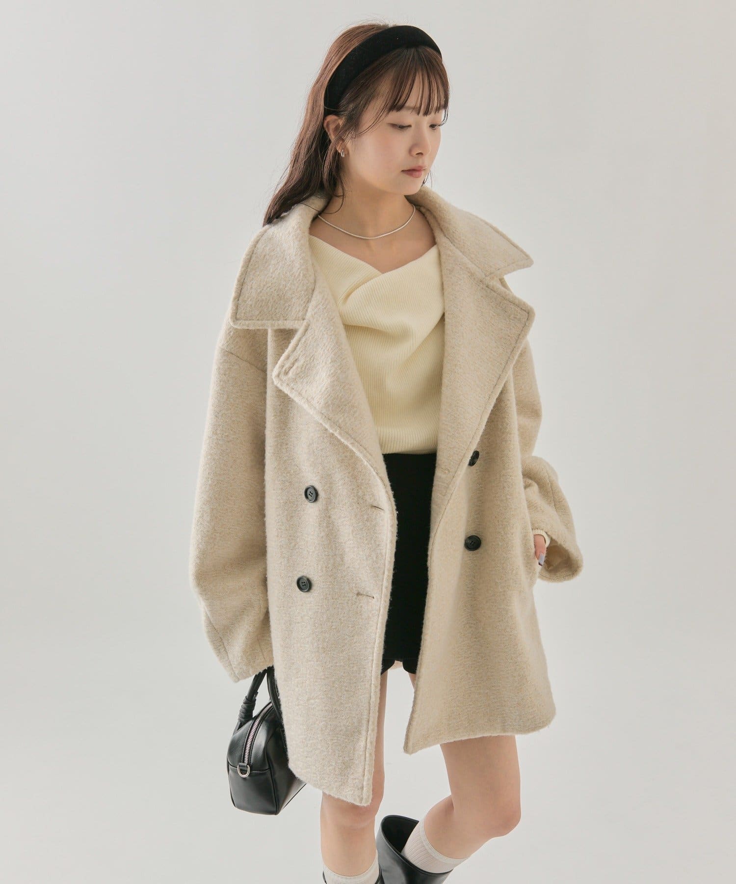 WEB/限定店舗】シャギーミドルコート | mystic(ミスティック