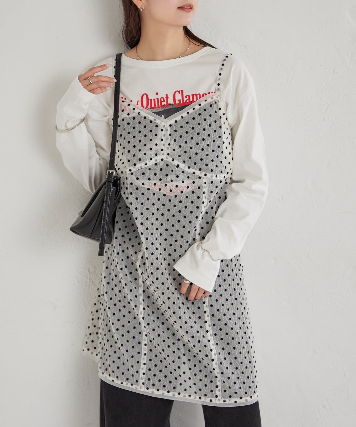 ドットチュールキャミチュニック | mystic(ミスティック)レディース