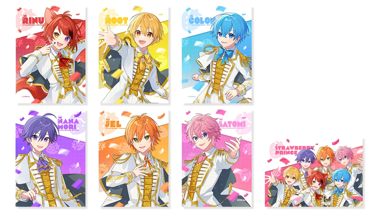 ローソンで『劇場版すとぷり』公開記念ブロマイドが発売、全7種の中