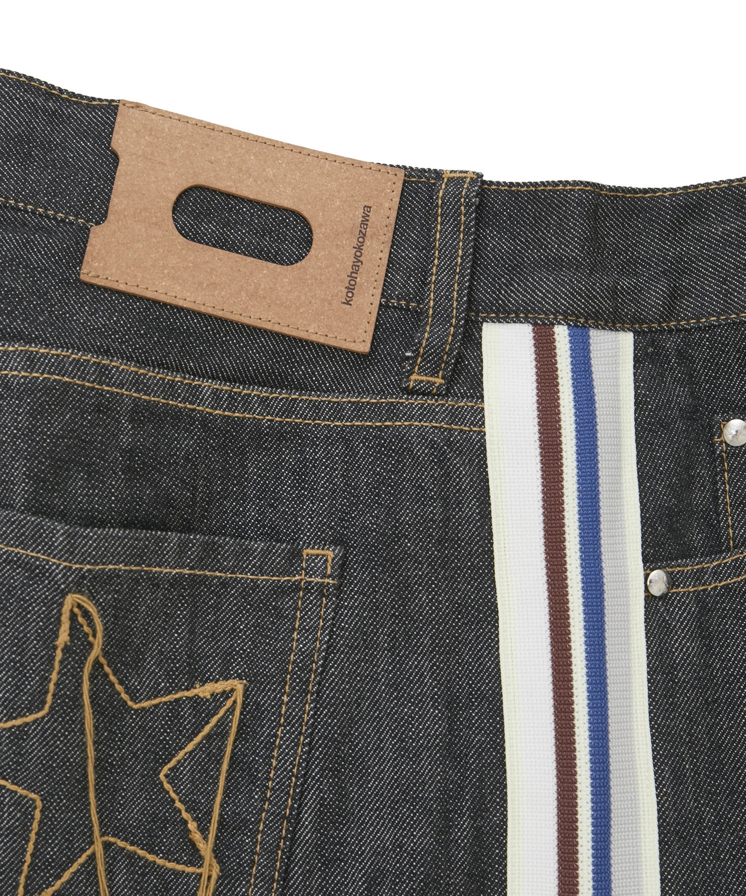 kotohayokozawa】SIDE LINE WIDE FLARE DENIM PANTS｜CONVERSE TOKYO