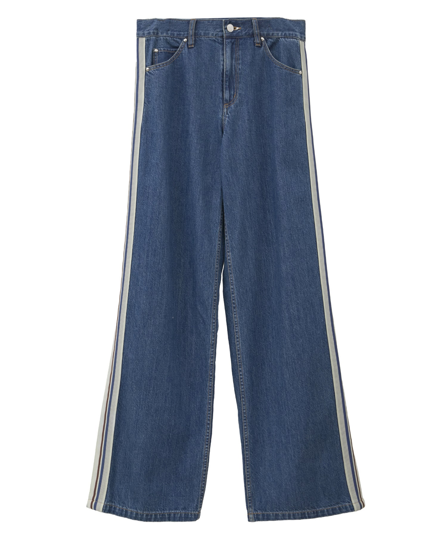 kotohayokozawa】SIDE LINE WIDE FLARE DENIM PANTS｜CONVERSE TOKYO