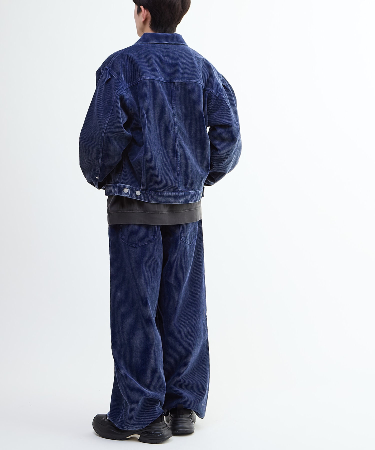 NAVY SERIES】CORDUROY WASHED WIDE PANTS (SET-UP)｜CONVERSE TOKYO