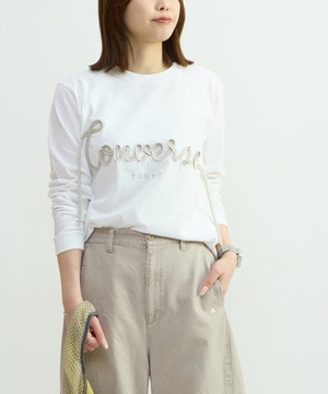 限定展開】LOGO DESIGN LONG-SLEEVED TEE｜CONVERSE TOKYO (コンバース