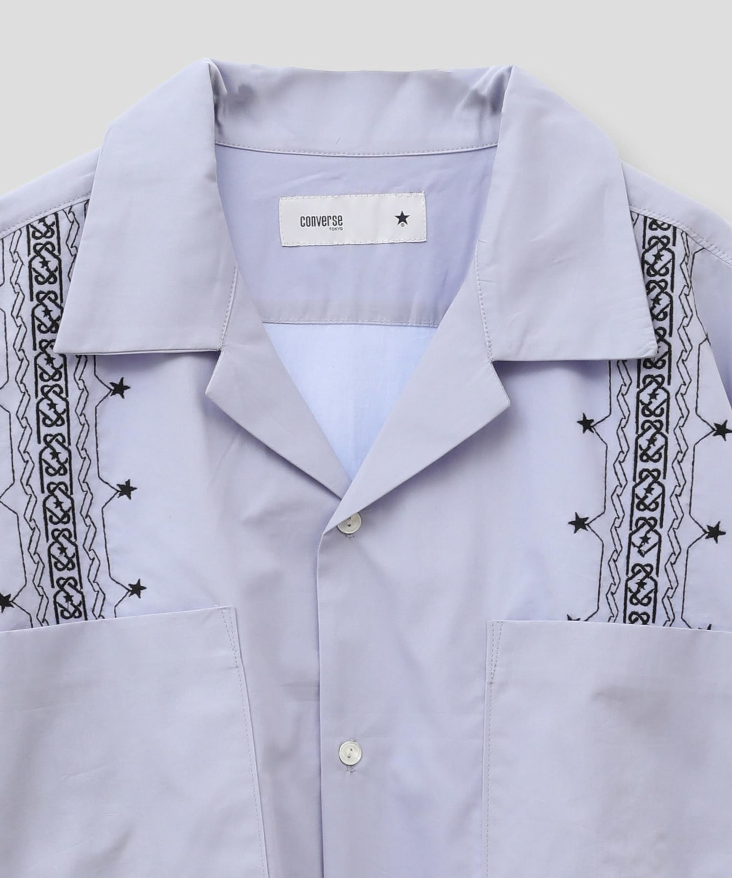STAR PATTERN EMBROIDERED CUBAN SHIRT｜CONVERSE TOKYO (コンバース
