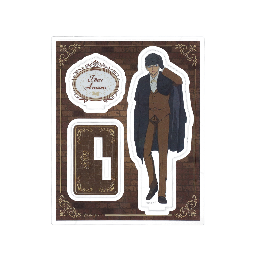 名探偵コナンプラザ ホームズメタリック缶バッジ 安室透