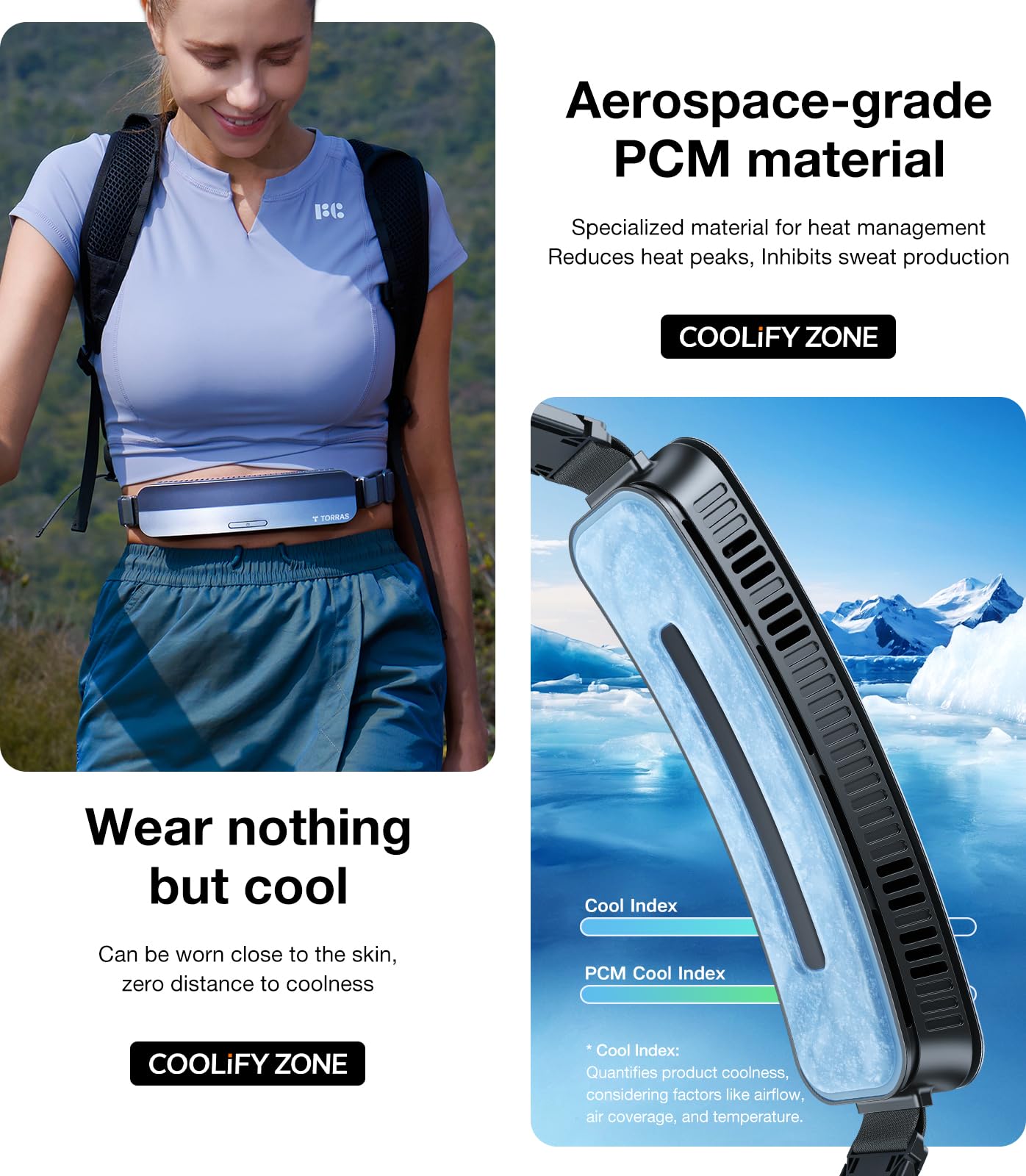 COOLiFY Zone 2 – Portable Waist Fan