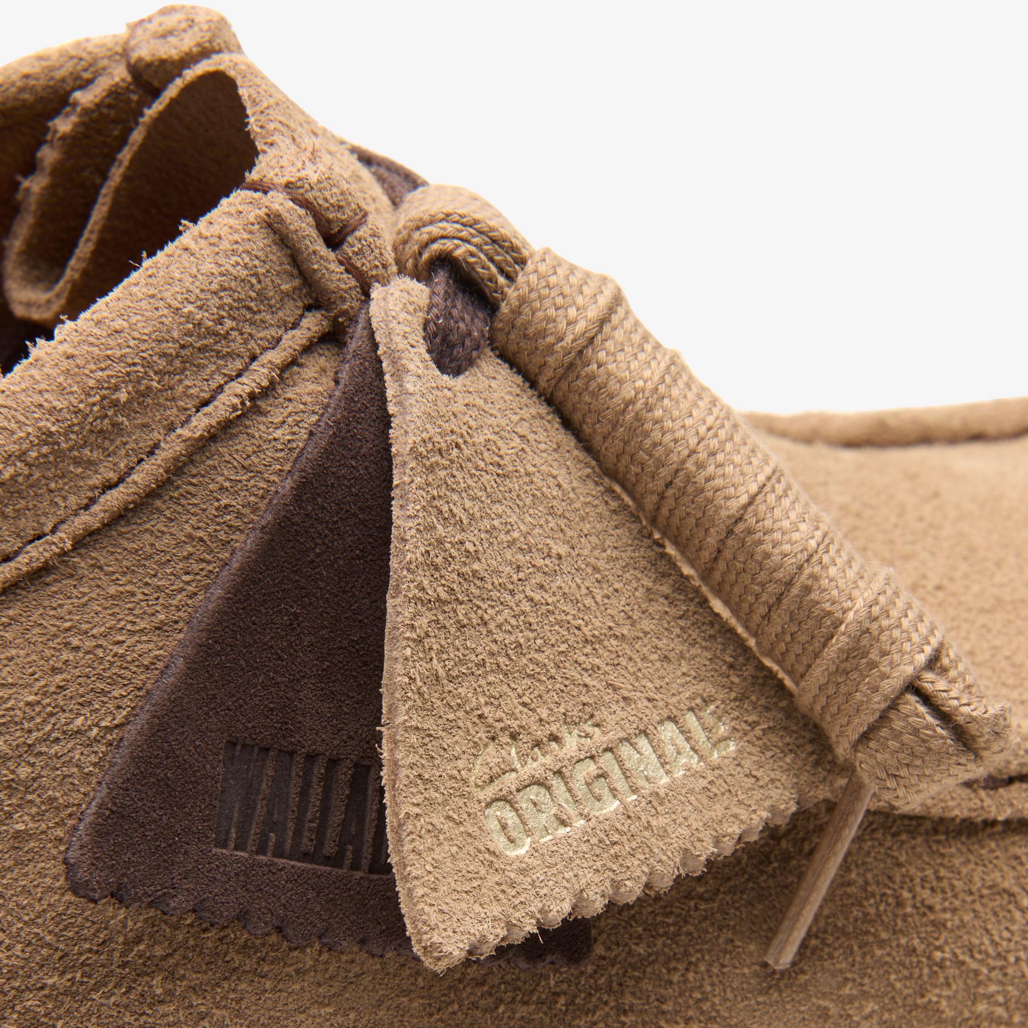 Men's Clarks Wallabee Low Suede - Wolf – Cool J's Miami online