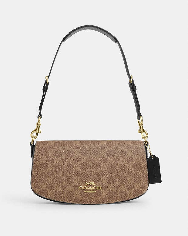 COACH® CH | Andrea Shoulder Bag In Signature Canvas