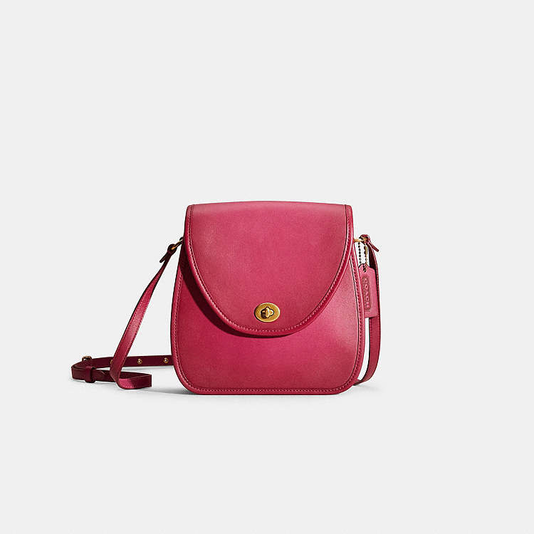 COACH® | Restored Turnlock Flap Square Pouch