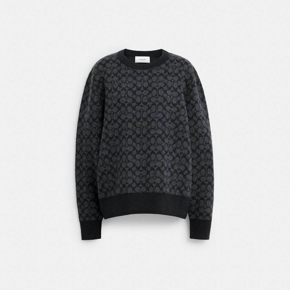 COACH® | Signature Crewneck Sweater