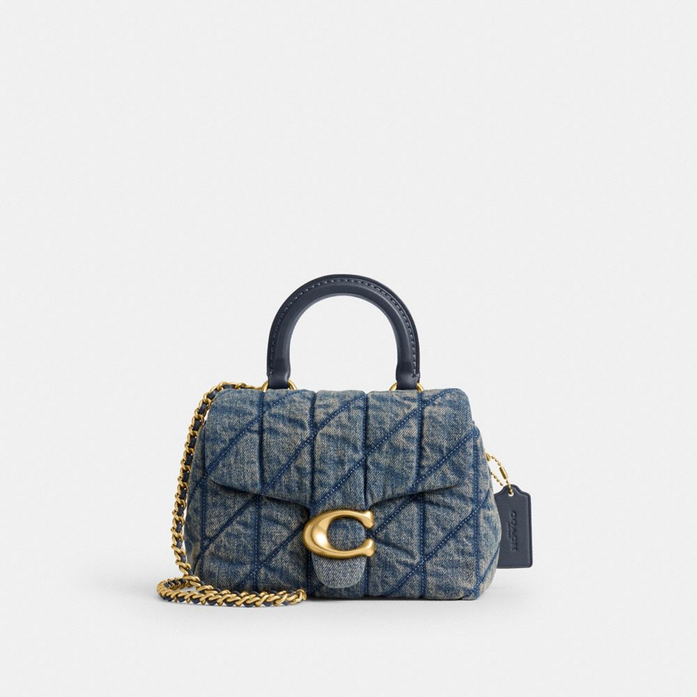 レア COACH ツイード スパンコール フラワー ワンショルダー10070 レア