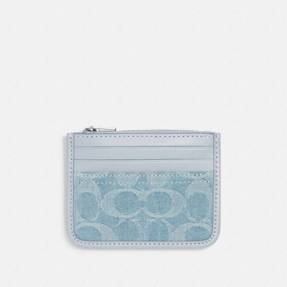 公式】COACH – コーチ | ジップ カード ケース・シグネチャー デニム