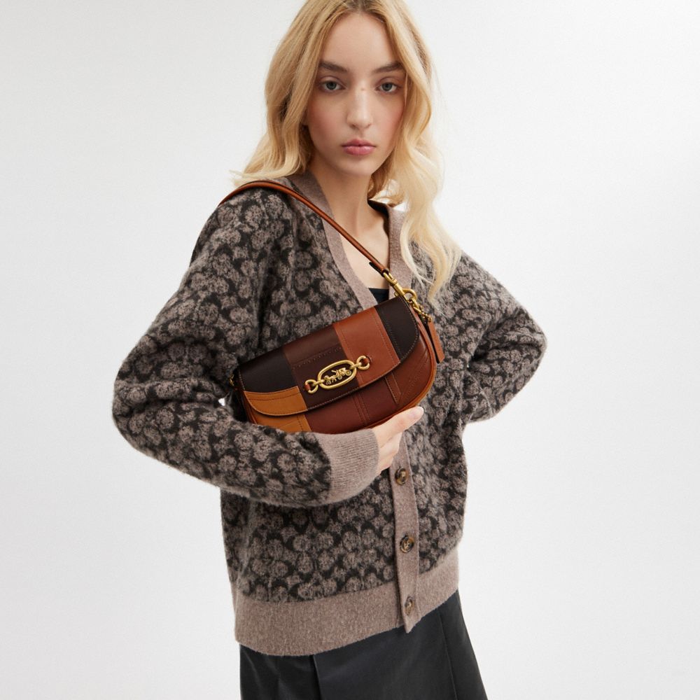 公式】COACH – コーチ | ハーレー ショルダー バッグ 23・パッチワーク