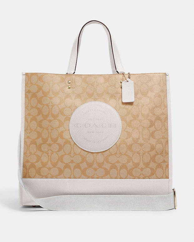 デンプシー トート 40 シグネチャー キャンバス ウィズ コーチ パッチ