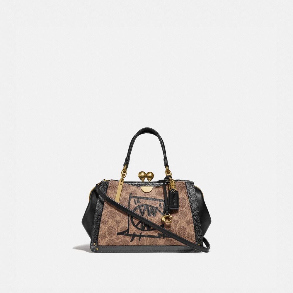 COACH® CH | Kisslock Dreamer 21 In Signature Canvas With Rexy And