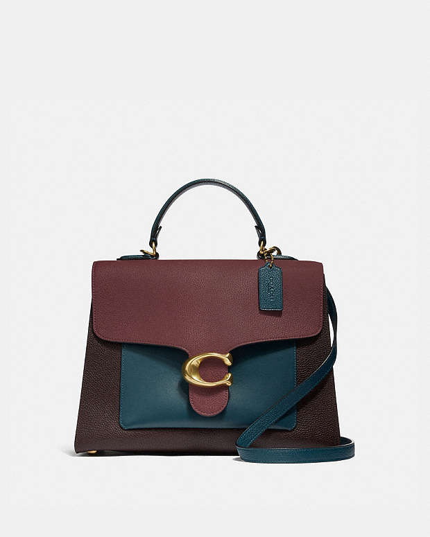 公式】COACH – コーチ | タビー トップ ハンドル カラーブロック