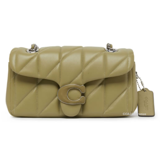 コーチ COACH CP145 タビー ショルダー バッグ 20 キルティング モス