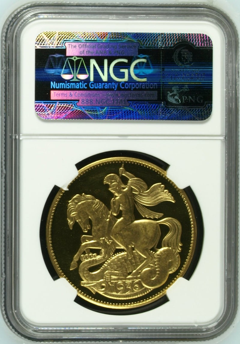 1936年銘 エドワード8世 ファンタジークラウン金貨 Hearn Issue(NGC