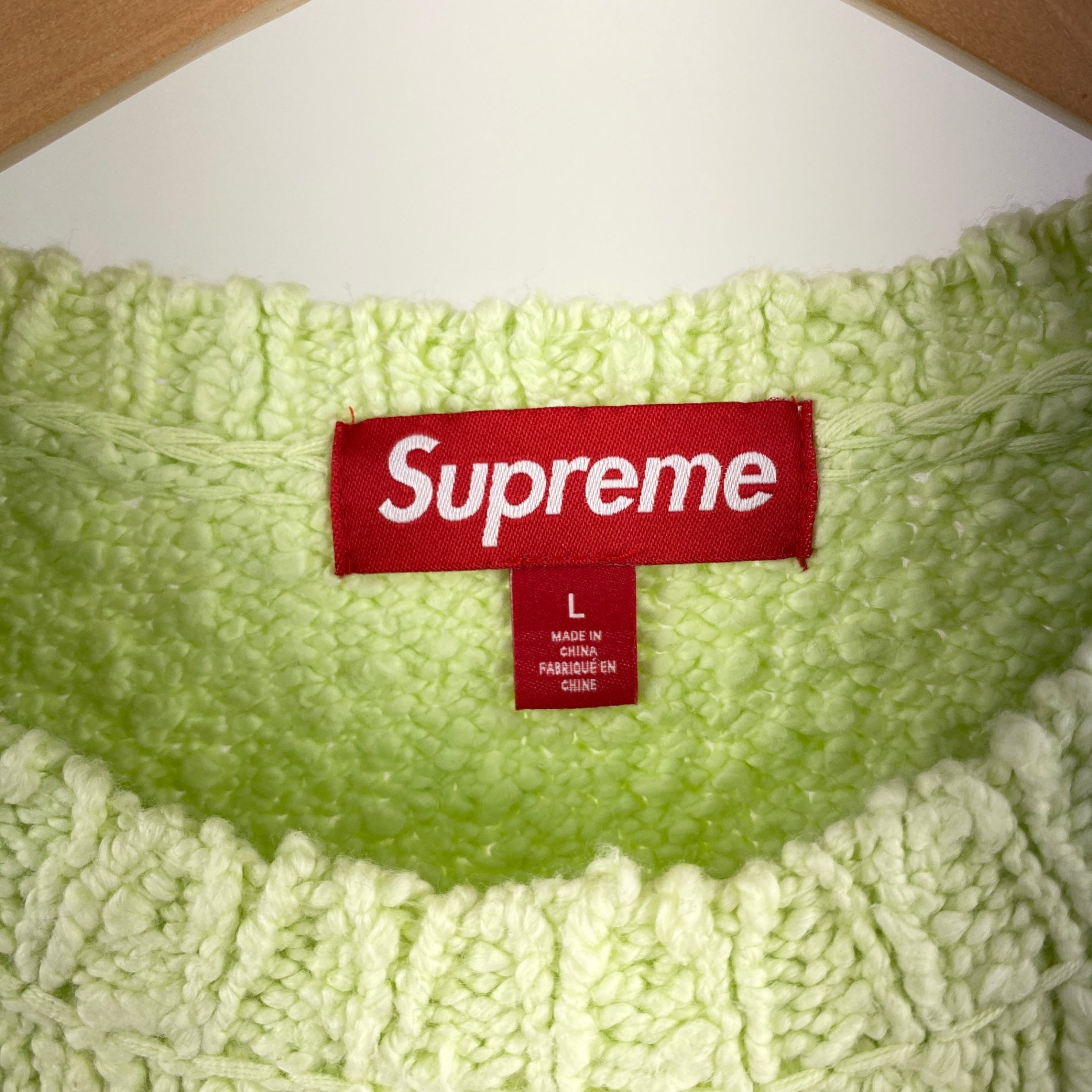 SUPREME 長袖ニット メンズ L 緑系【中古】 – COCOVAL