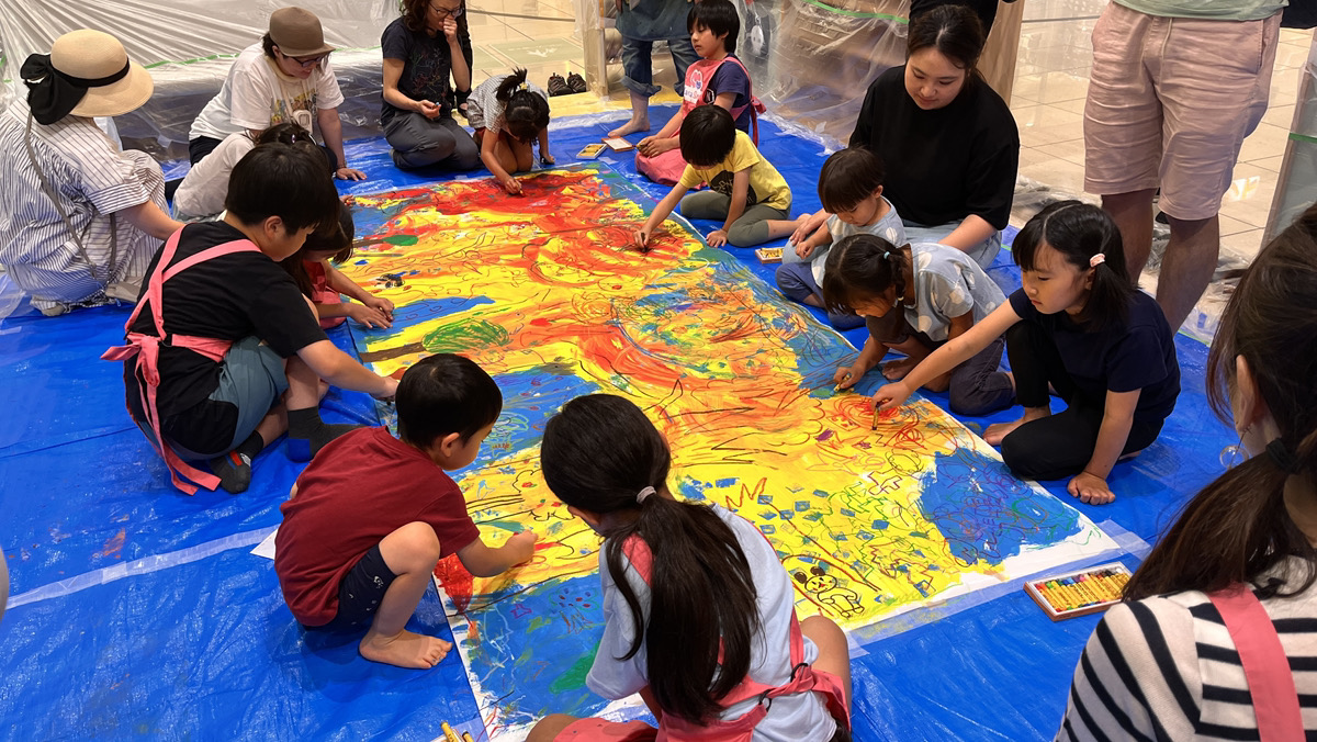 夏のビッグなアート体験！あつまれ！キューズの森5 | あべの区子育て