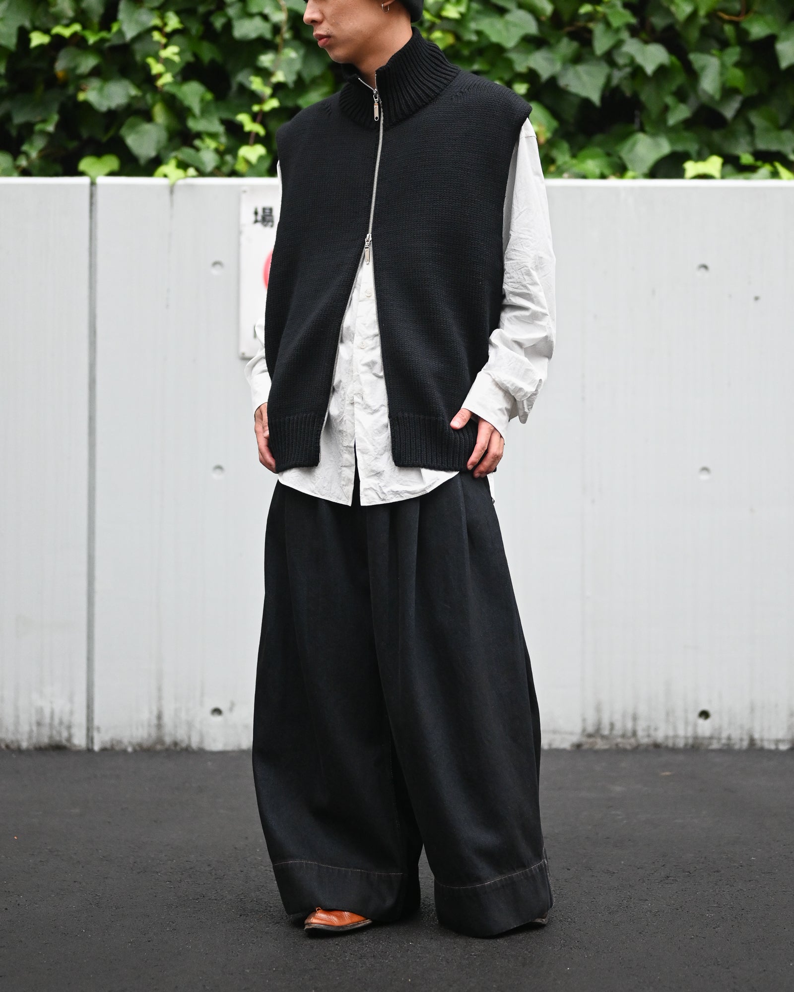 Olde H&Daughter - WOOL DRIVERS VEST | COELACANTH オールドエイチ