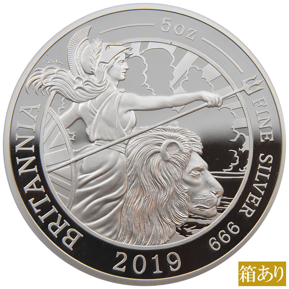 イギリス 2019 エリザベス2世 10ポンド5オンス 銀貨 NGC PF 70 ULTRA