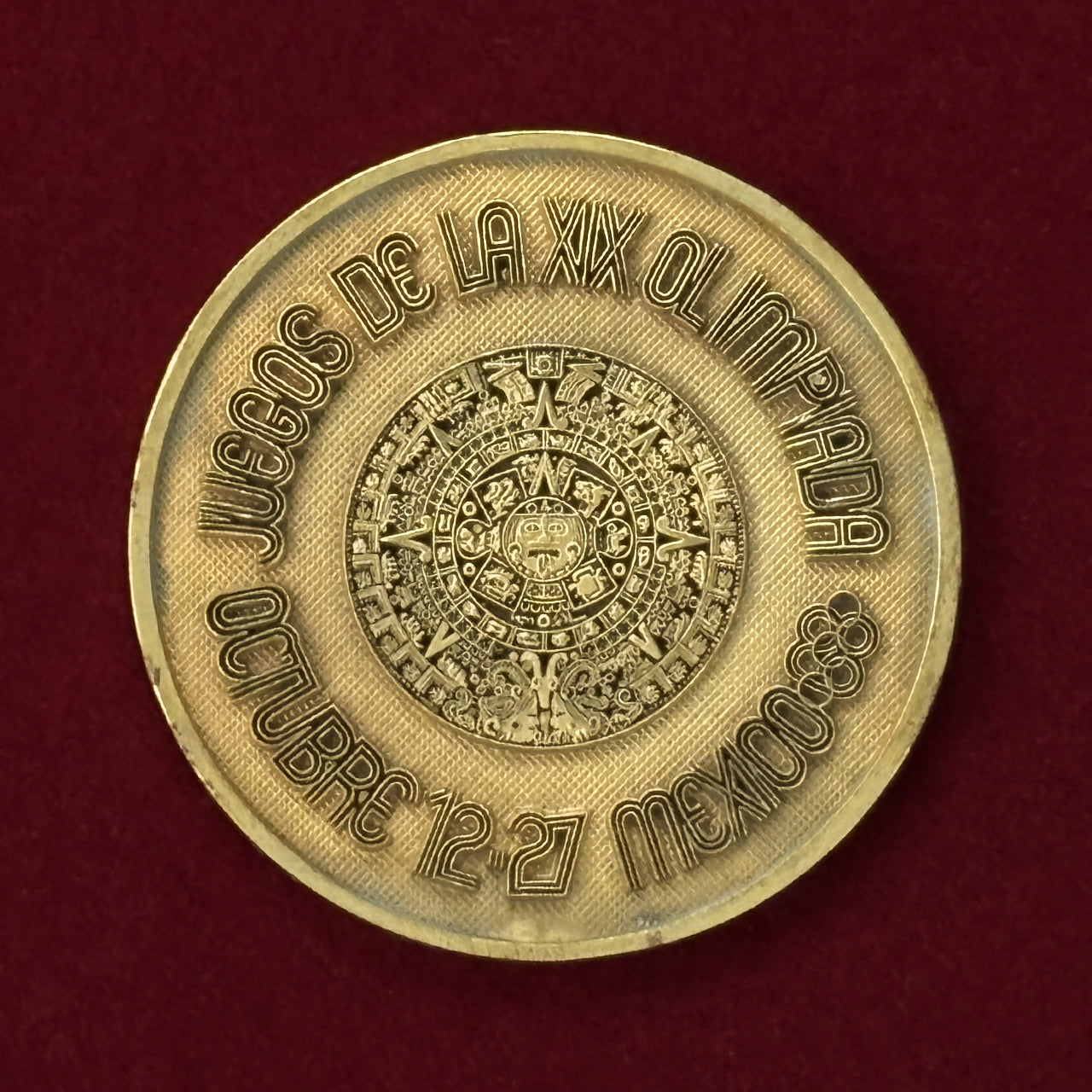 メキシコ】1968年メキシコオリンピック記念メダル［C-0000319