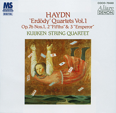 ハイドン：弦楽四重奏曲第75番、第76番《五度》・第77番《皇帝