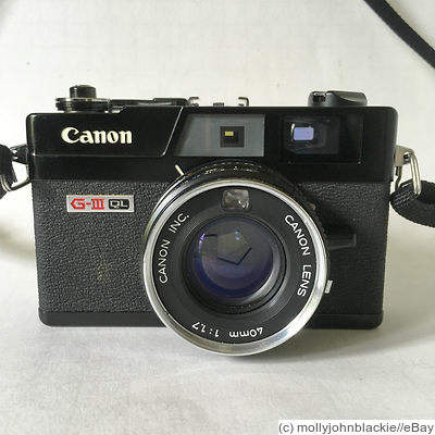 Canon: Canonet G III QL17 (black) Price Guide: estimate a camera value