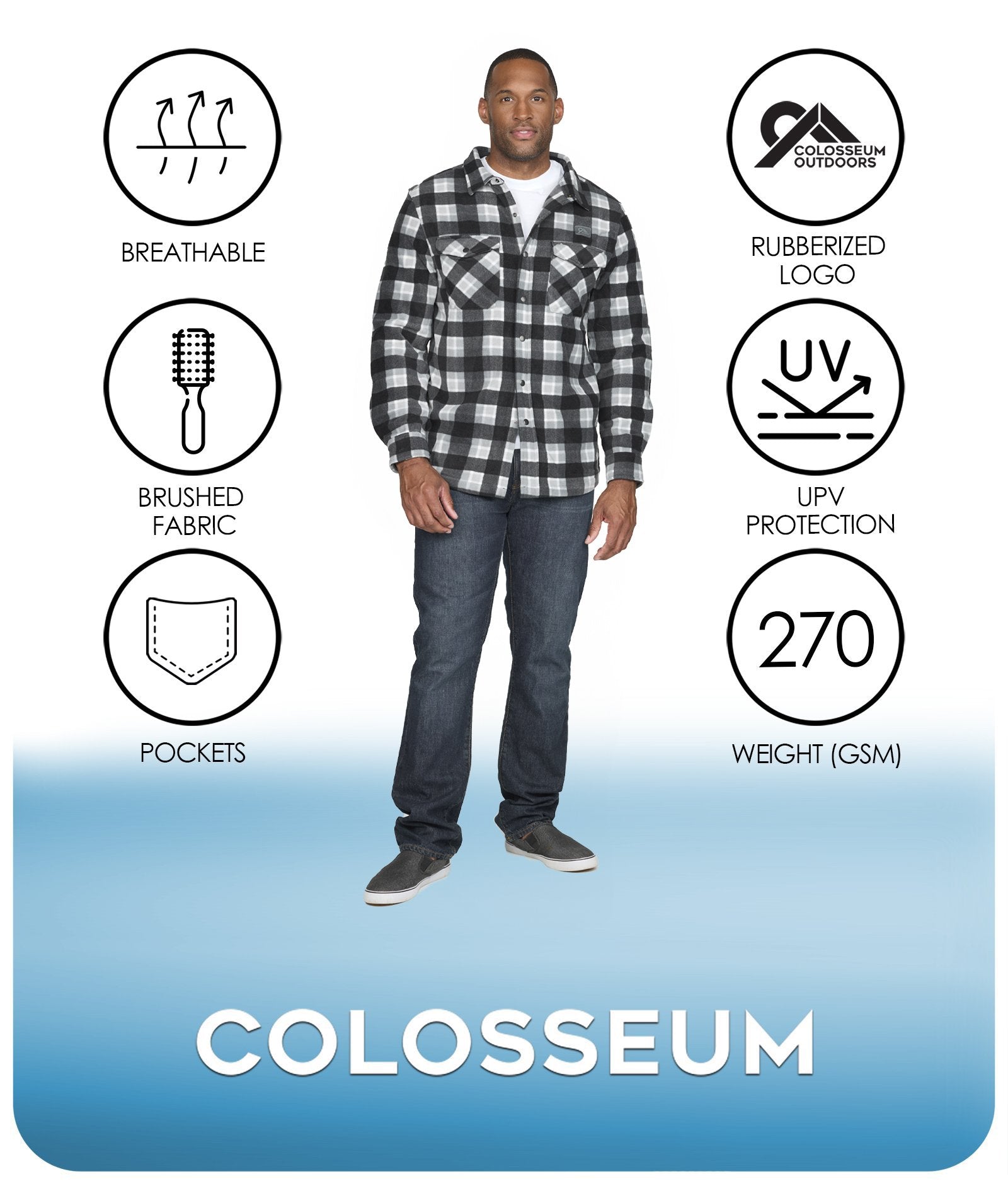 Buffalo Snap Jacket – Colosseum Athletics