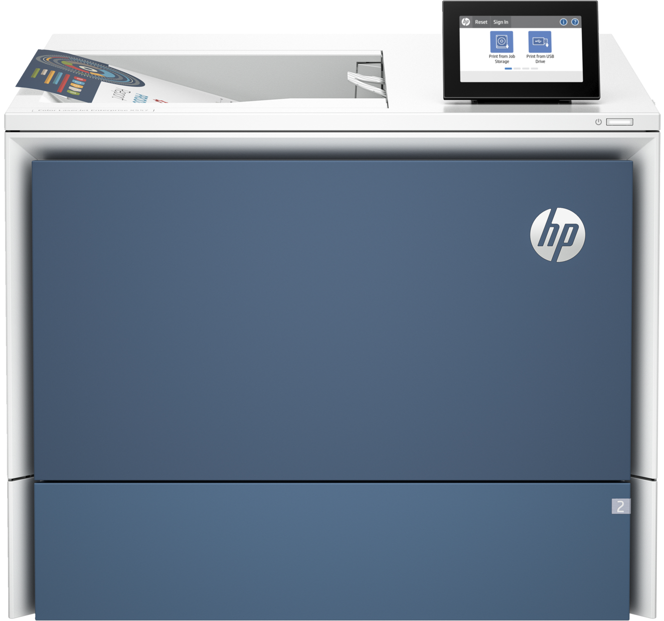 HP Color LaserJet Enterprise X55745dn Printer - Copierworks - Home