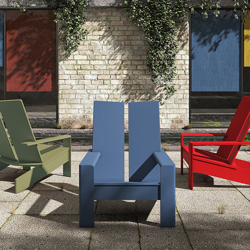 AD11 ラウンジチェア ブラック｜アウトドア家具 | THE CONRAN SHOP