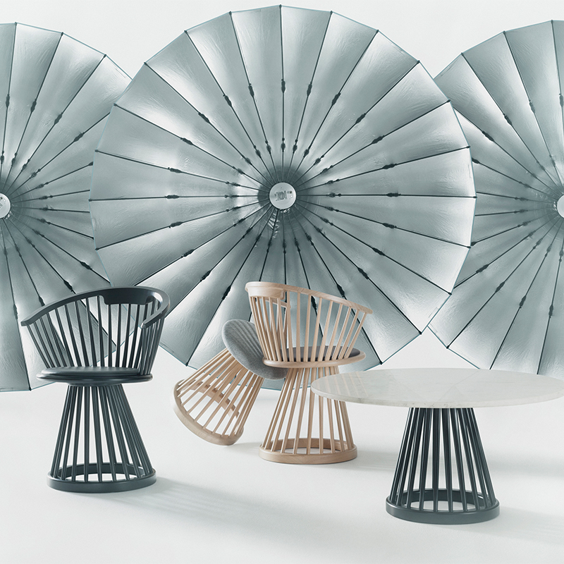 Tom Dixon（トムディクソン）FAN DINING CHAIR（ファン ダイニング