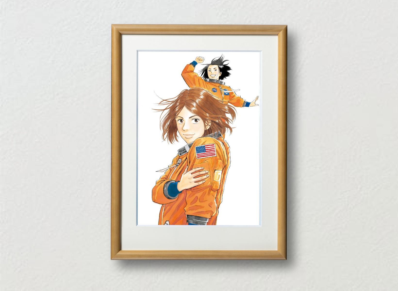 宇宙兄弟 小山宙哉 直筆 サイン 色紙抽選当選品 保証書付➕アクリル