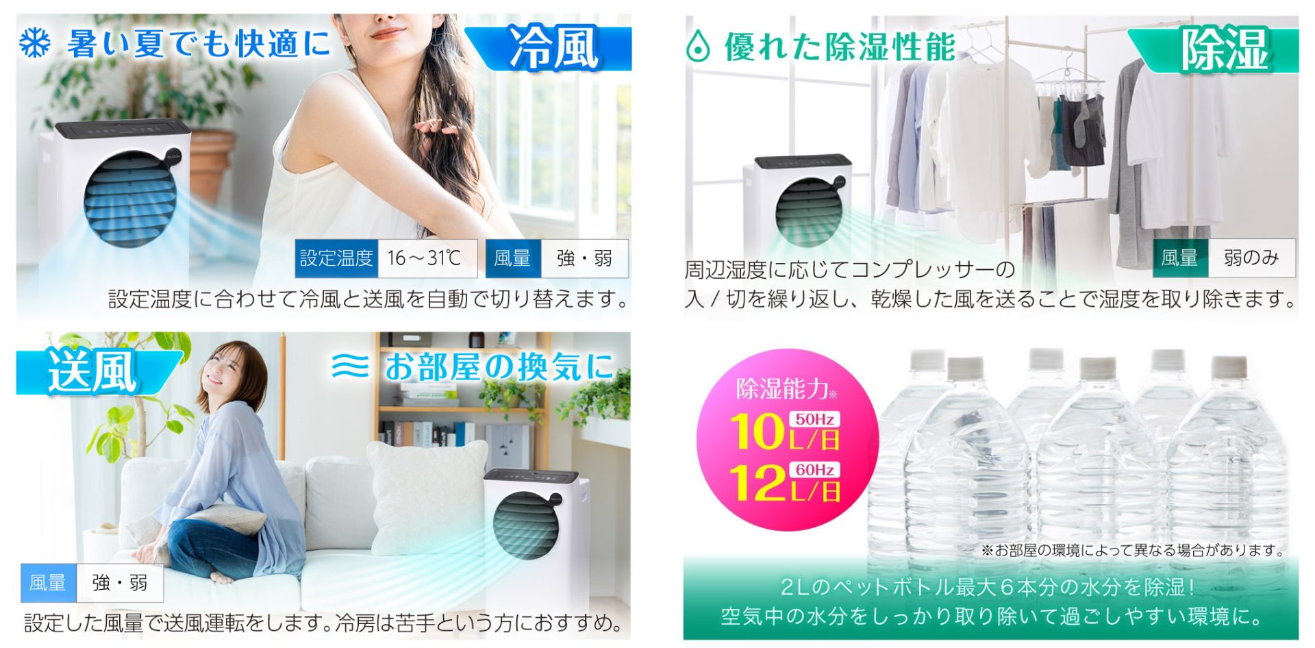 工事不要で部屋の移動もらくらく！直感的な操作で好みの環境をらくらく