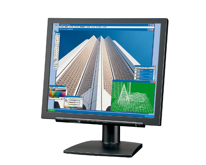 シャープ液晶カラーモニター LL-T1803/B(ブラック) 液晶カラーモニター<LL-173C><LL-173A><BL-173A><LL-173G><LL-193A><LL