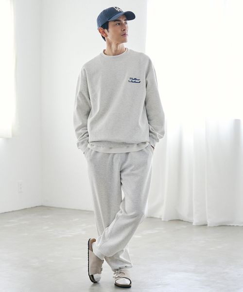 クリーンプラスロゴクルースウェット【防汚（食品汚れ）、UVカット】