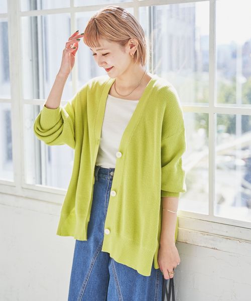 カタアゼVネックカーディガン