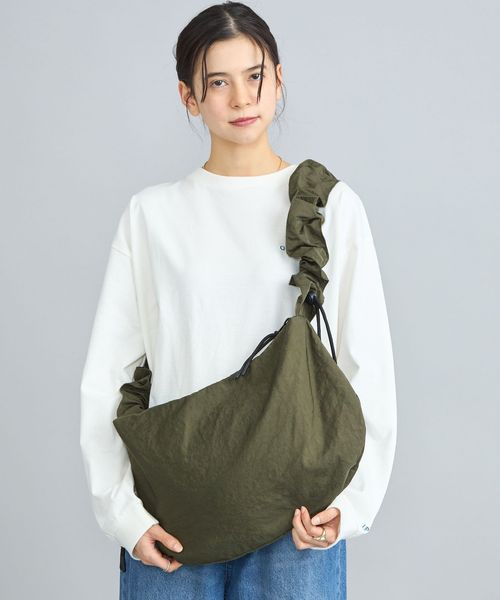 ギャザーハンドルショルダーバッグ