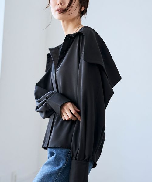 RONEL】セーラーカラーブラウス