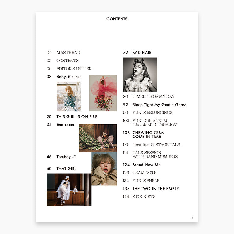 YUKI concert tour “Terminal G” 2021 – YUKI オフィシャルオンライン