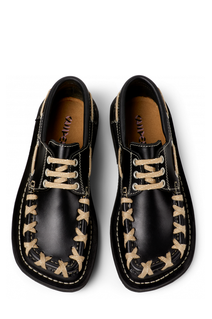 Eki Black Formal Shoes for Unisex - Fall/Winter collection