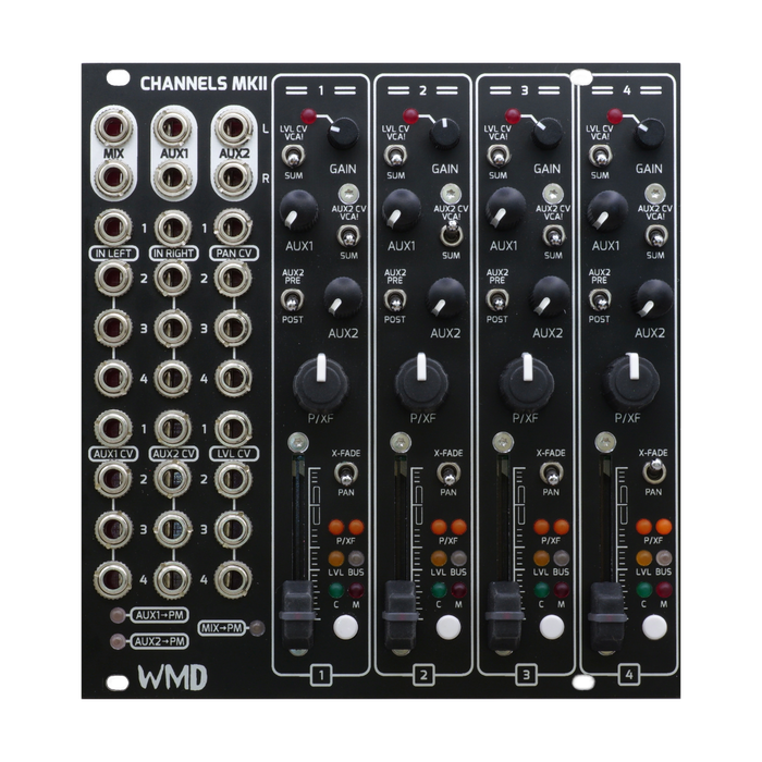 WMD PM MKII Channels Mixer Expander— Clockface Modular