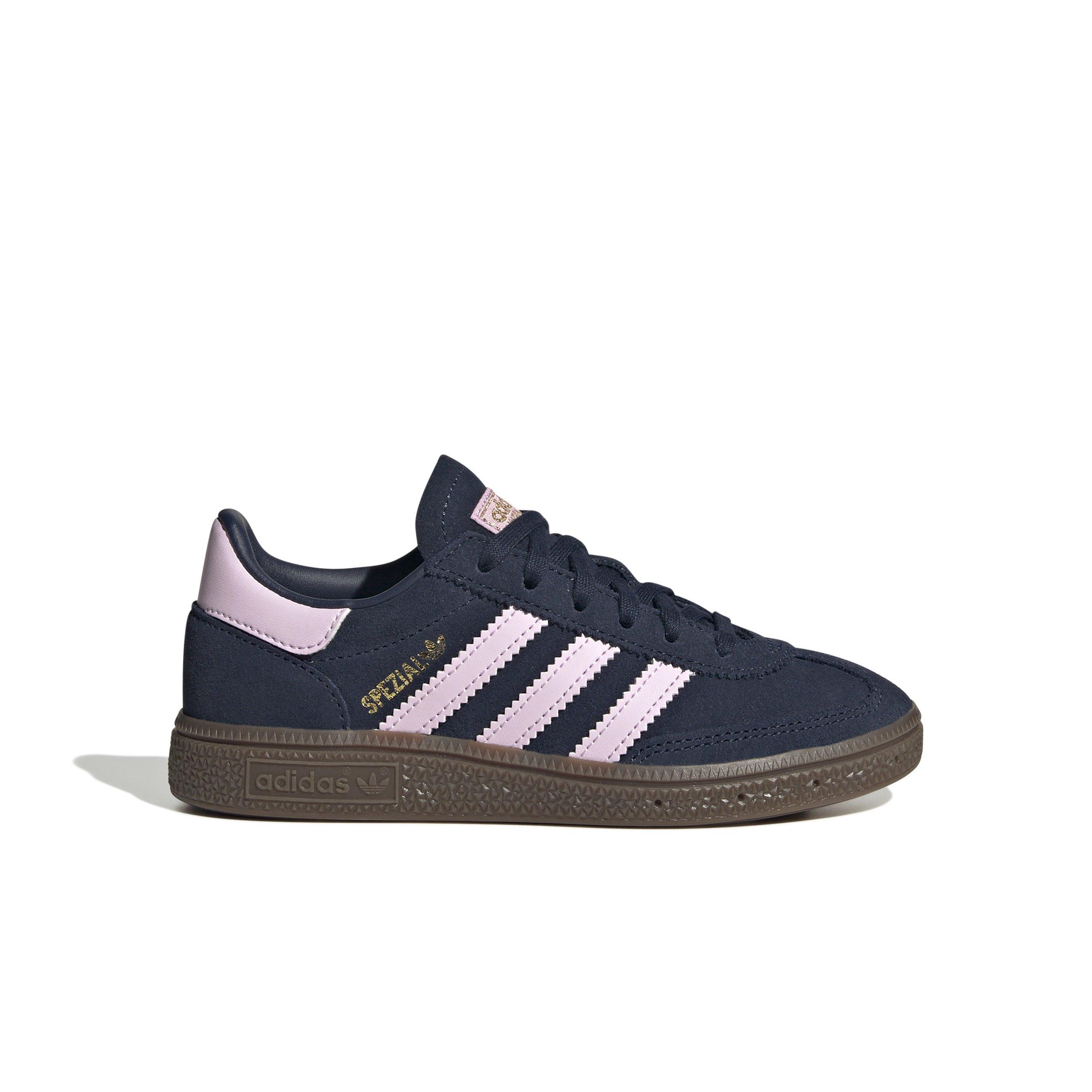 adidas Originals Girls' Leather Low Top Casual Shoes - Navy
