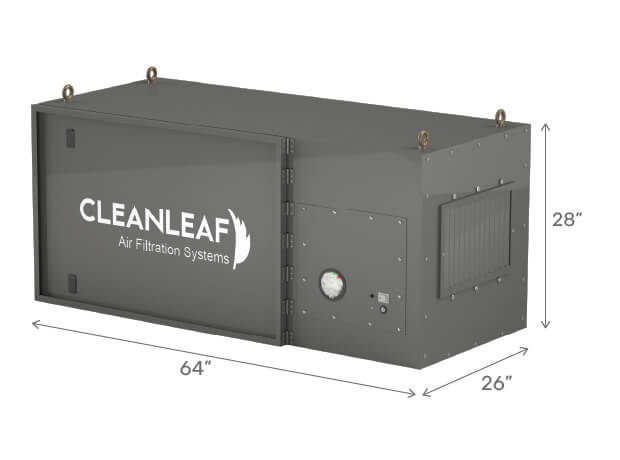Carbon Grow Room Air Cleaners | Smoke Removal Series | CleanLeaf
