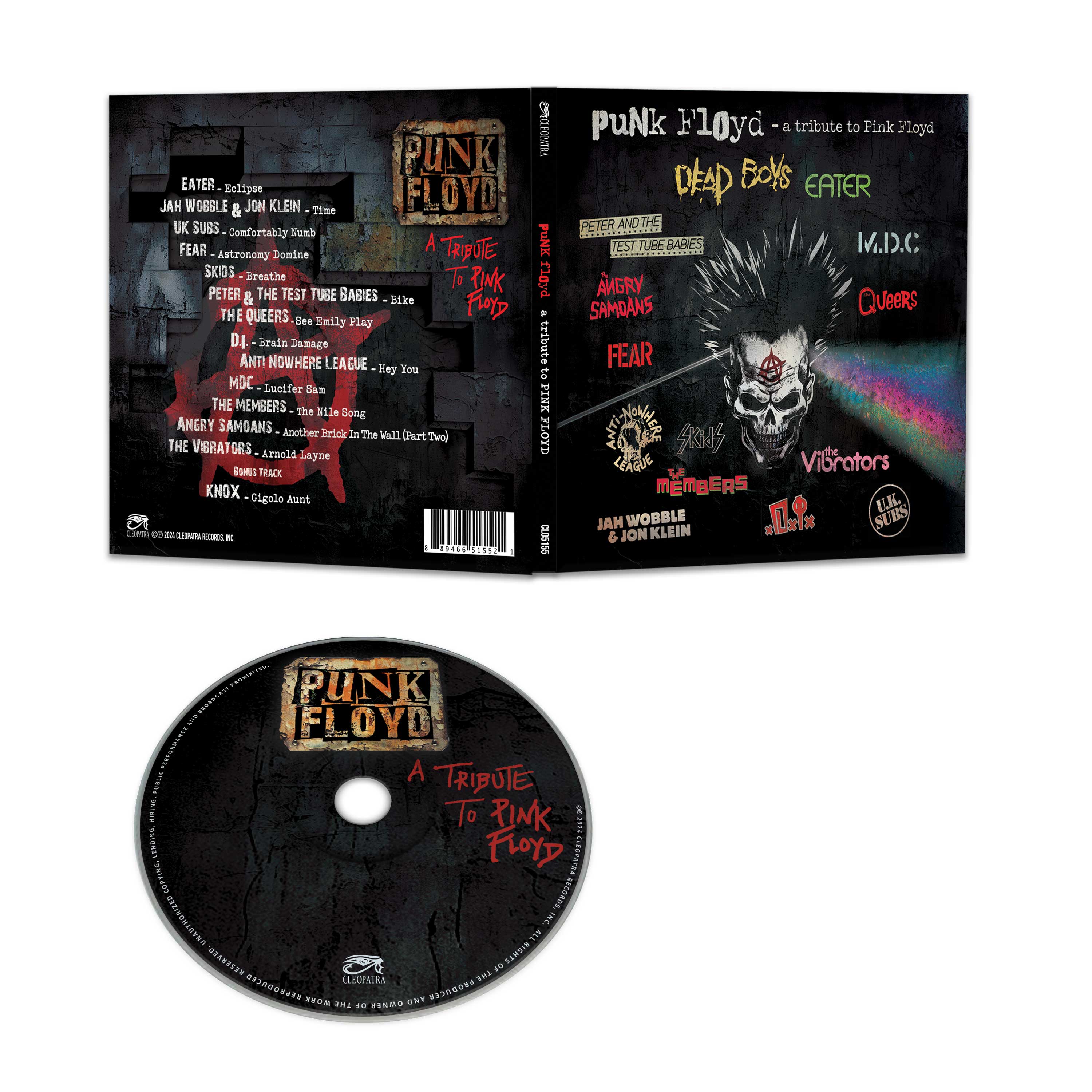 Punk Floyd - A Tribute To Pink Floyd (CD) - Cleopatra Records