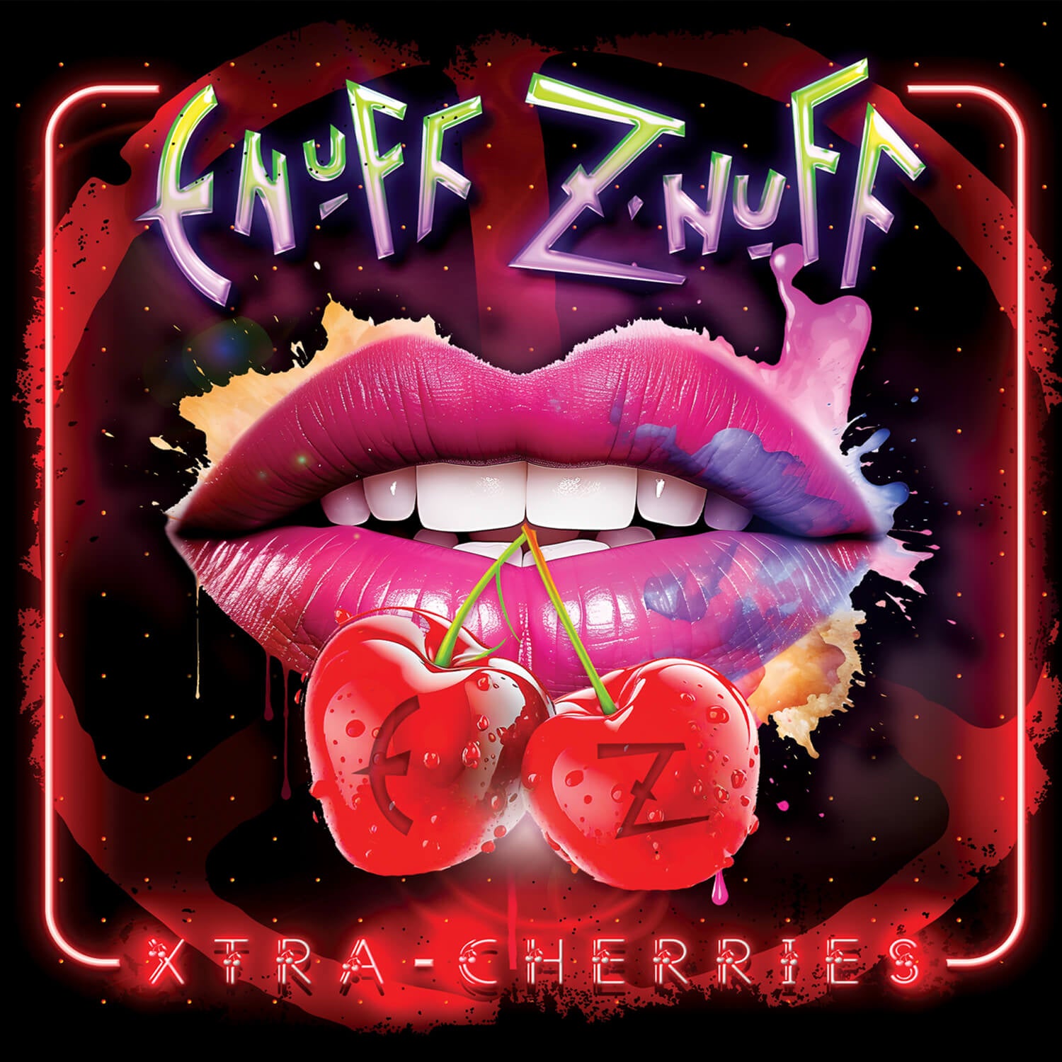 Enuff Z'nuff - Xtra Cherries (Black/Pink/Splatter Vinyl LP